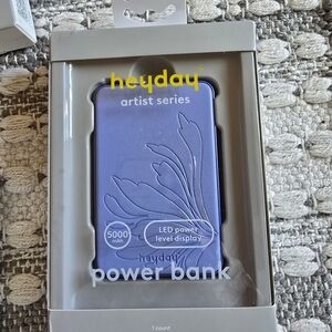 heyday Purple Artist Series Power Bank